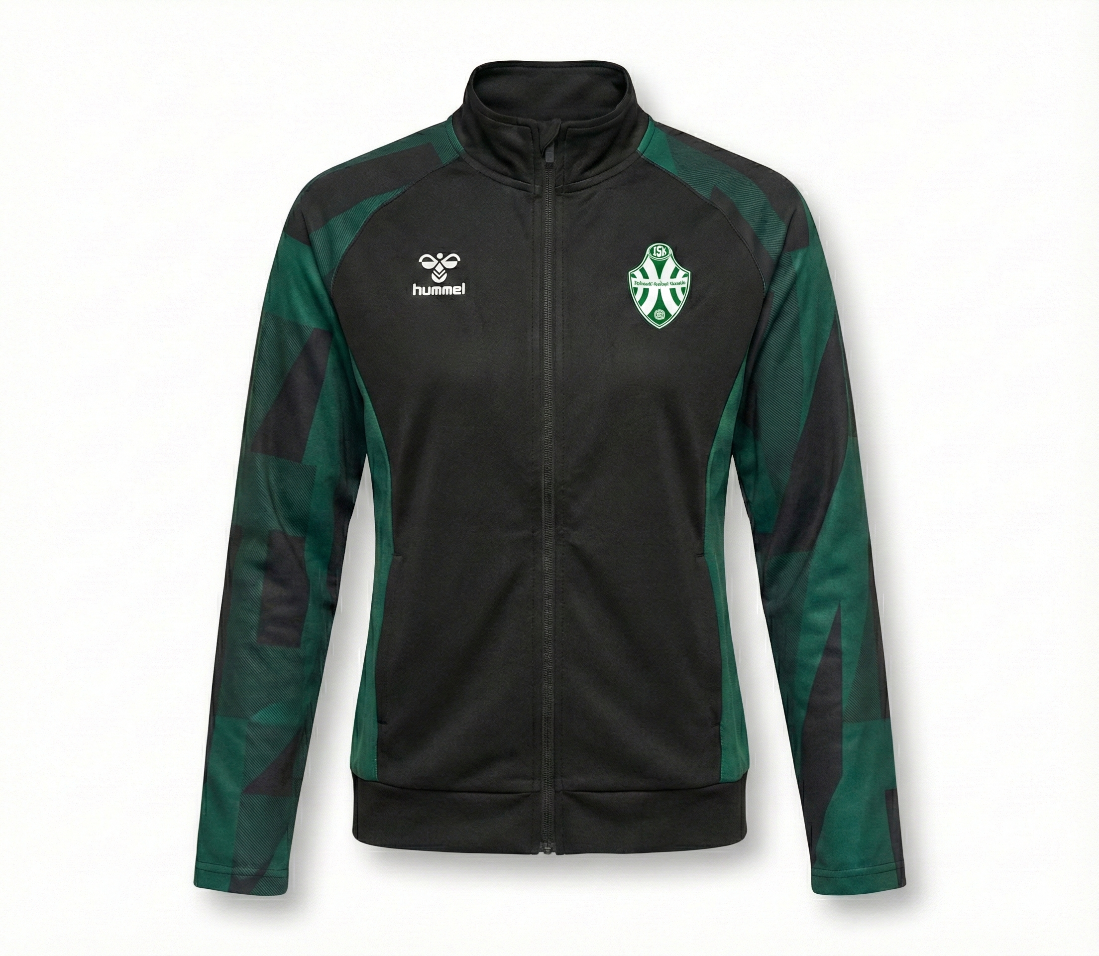 Veste de survêtement JSK – Noir & Vert | Officielle